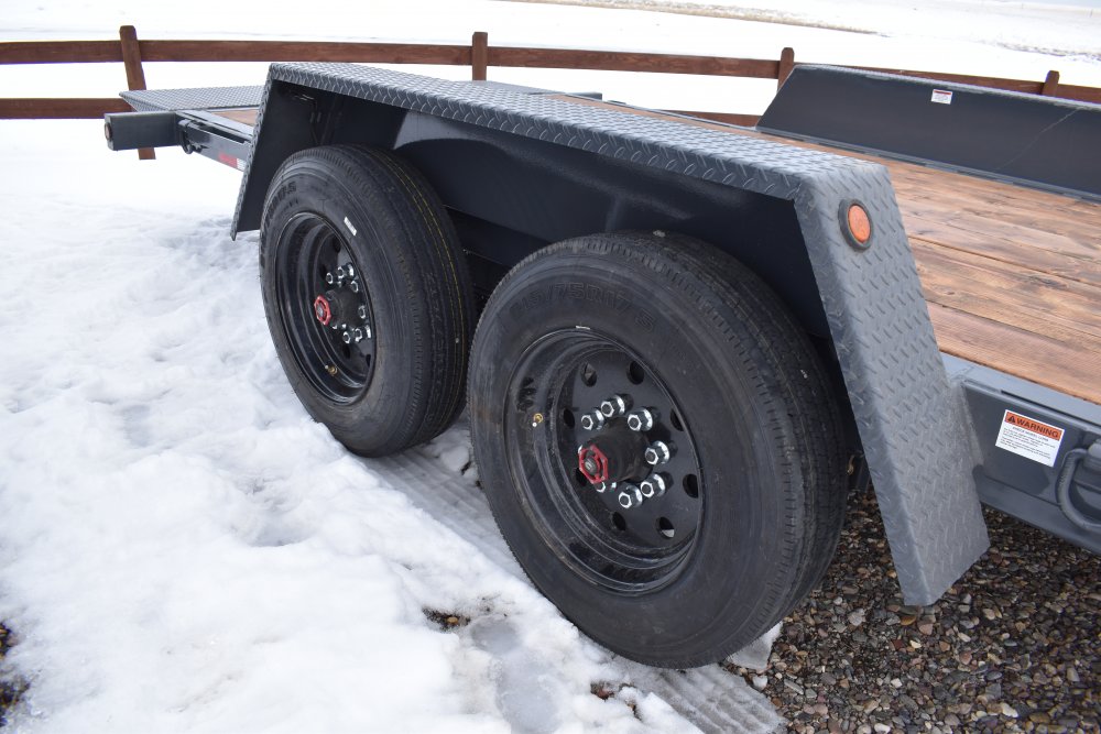 Walton TSX208-20B 16K (85"X20') Bumper pull tilt deck equipment trailer,