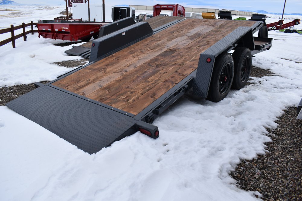 Walton TSX208-20B 16K (85"X20') Bumper pull tilt deck equipment trailer,