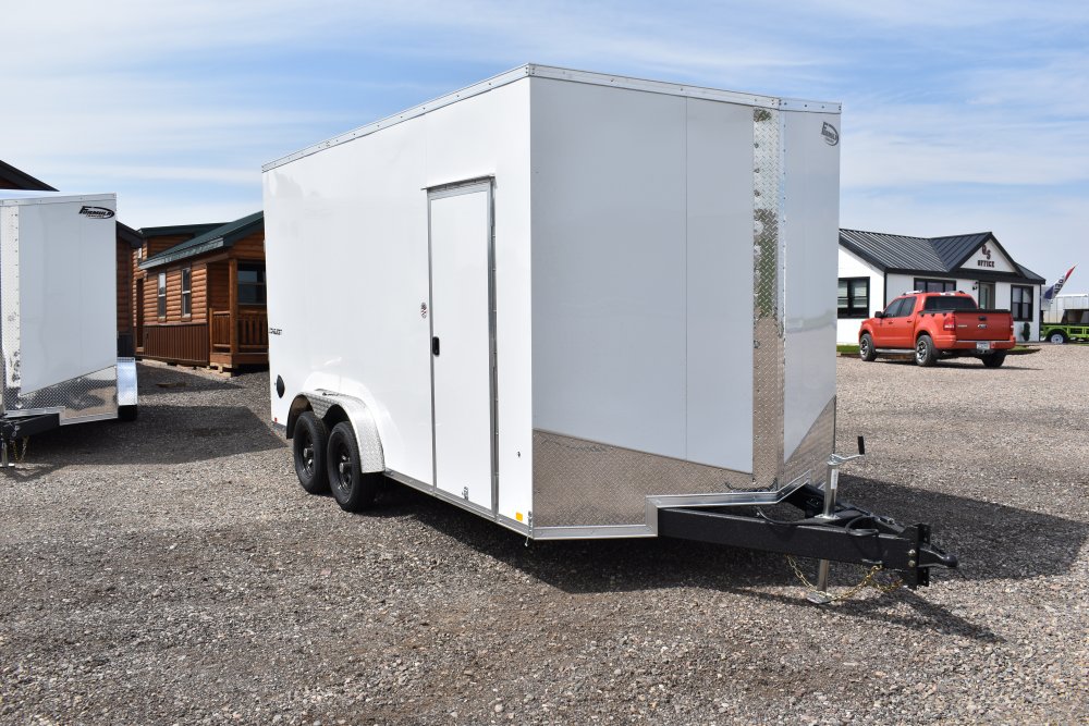 Formula Conquest 7.5X14 7K enclosed cargo trailer, rear ramp door, LED lights