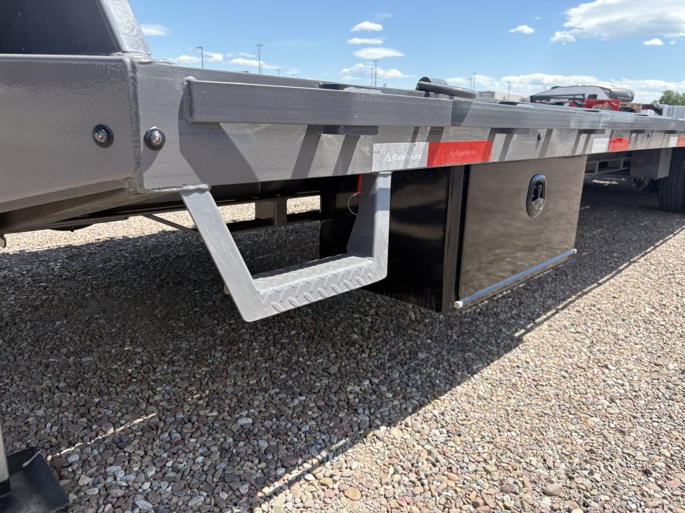 RawMaxx 102" X 32' Gooseneck Trailer, 24K, 14Ply Tires 235/85/R16 - Dual Wheels, HD Maxx Ramps, Spar