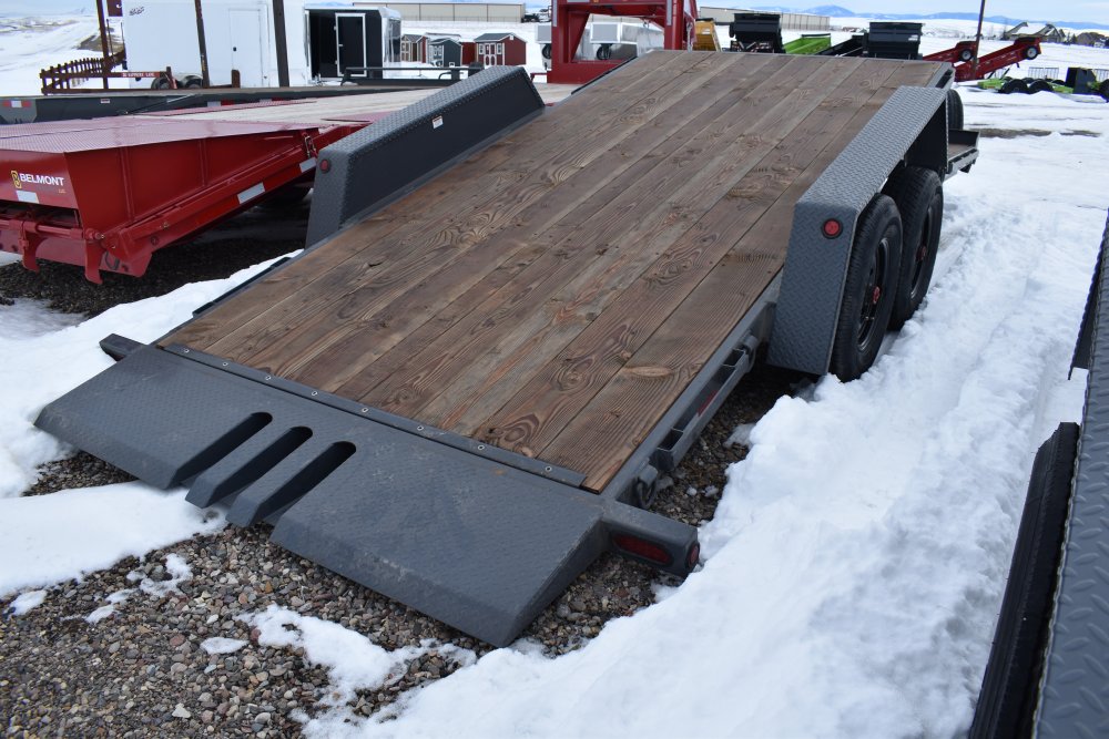 Walton TSX207-22B 14K (85"X22') Bumper pull tilt deck equipment trailer,