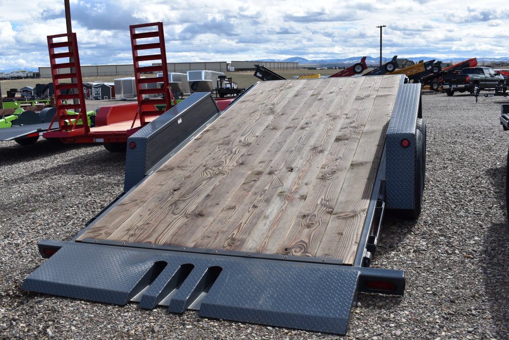 Walton TSX207-22B 14K (85"X22') Bumper pull tilt deck equipment trailer,