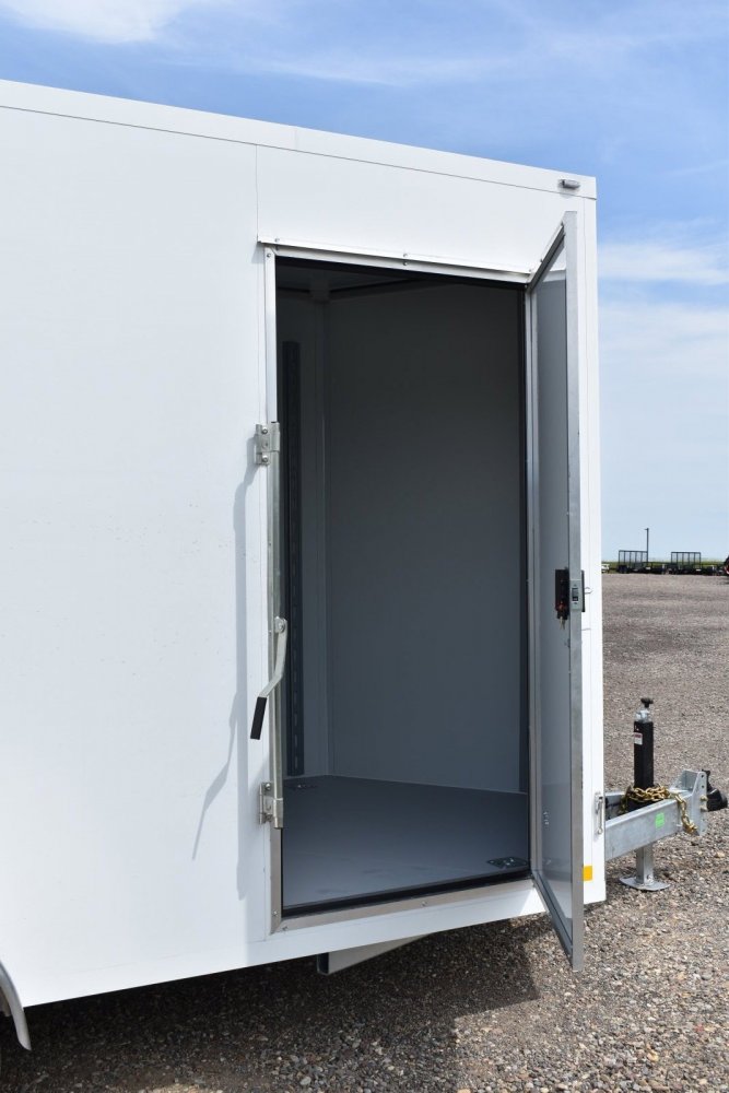Celltech 7X16 10K Cargo trailer, hot dipped galvanized frame, all steel (celltech metals) panel cons