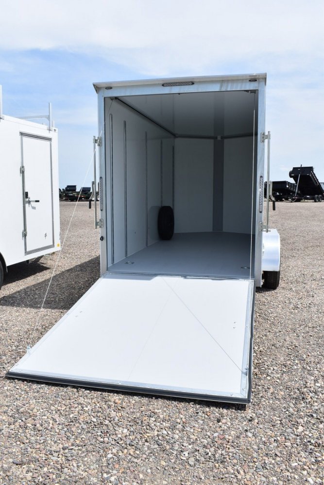 Celltech 7X16 10K Cargo trailer, hot dipped galvanized frame, all steel (celltech metals) panel cons