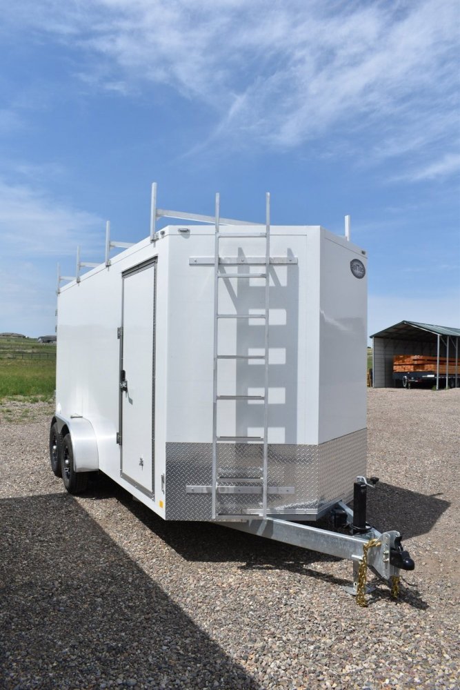 Celltech 7X16 10K Cargo, contractor trailer, hot dipped galvanized frame, all steel (celltech metals