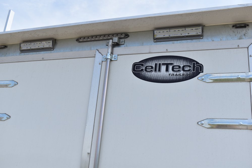 Celltech 7X16 10K Cargo, contractor trailer, hot dipped galvanized frame, all steel (celltech metals