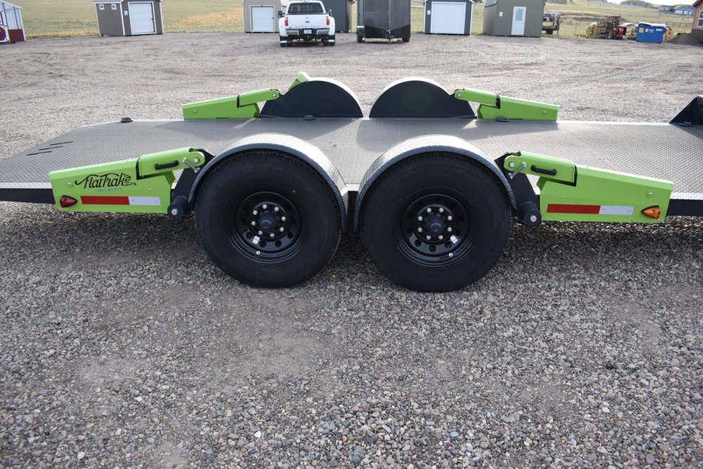 Flattrack FCH8022 - 80" x 22' 14K By Belmont, knuckled a-frame, ST235/80R16 "E" tires, spare tire, 1