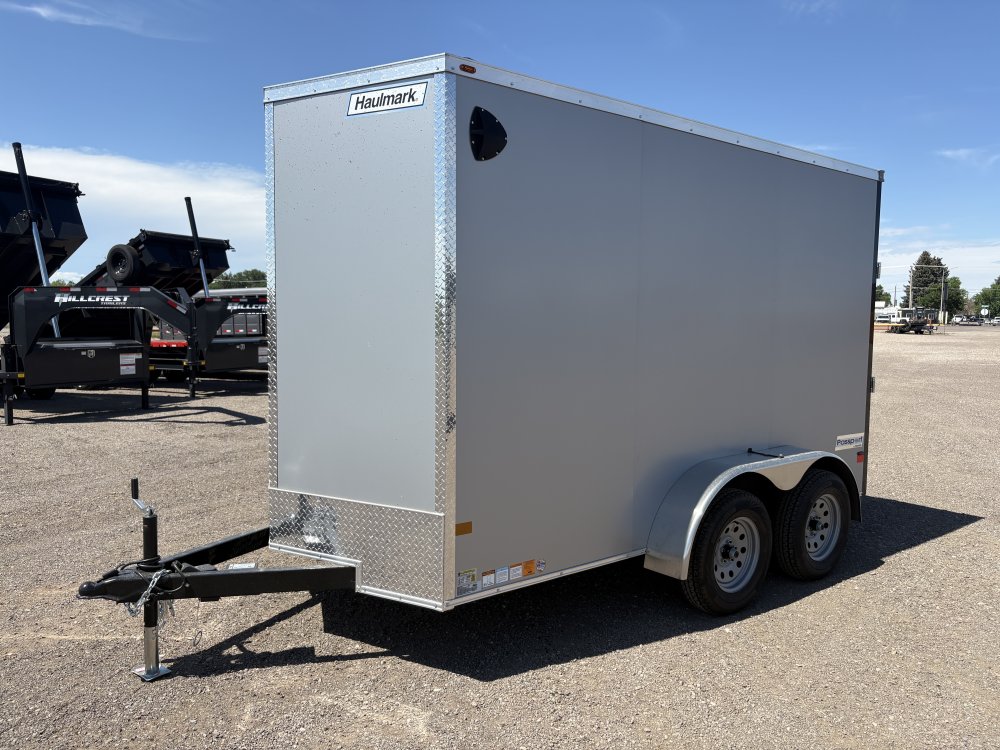 Haulmark 6'X12' 7K cargo trailer, ST205/75R15 Radial tires, spare tire, LED lights