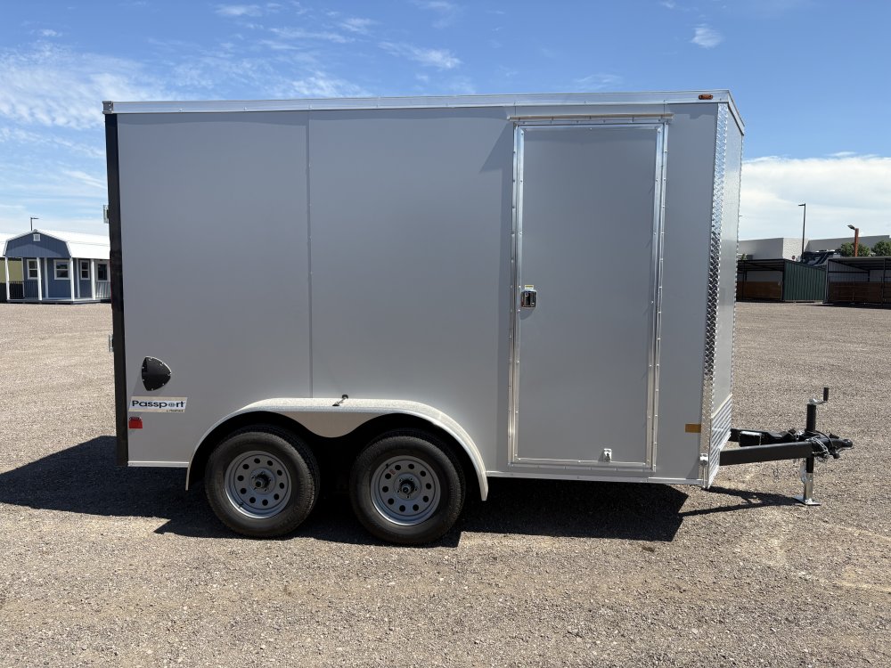 Haulmark 6'X12' 7K cargo trailer, ST205/75R15 Radial tires, spare tire, LED lights