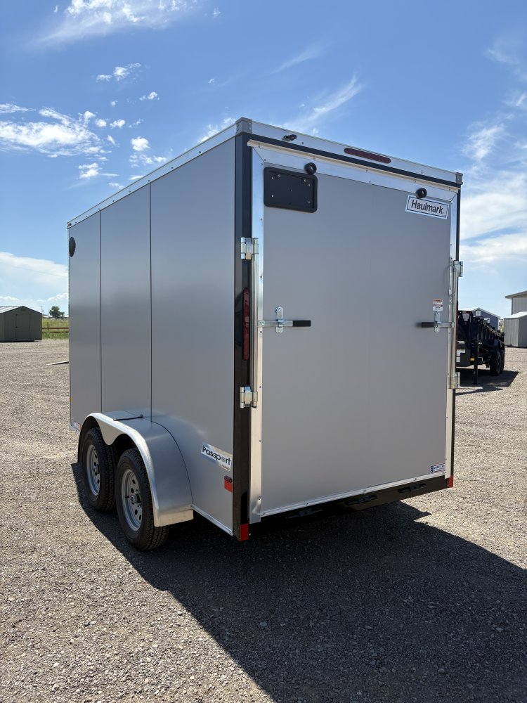 Haulmark 6'X12' 7K cargo trailer, ST205/75R15 Radial tires, spare tire, LED lights