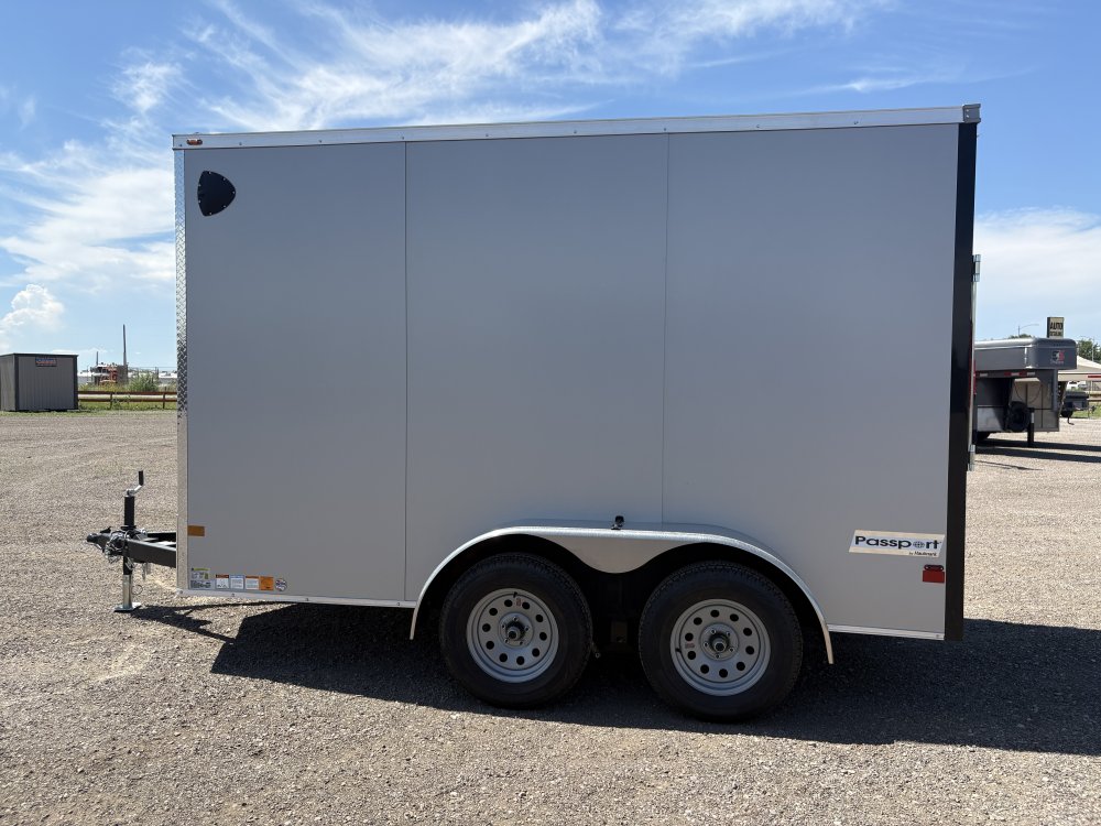 Haulmark 6'X12' 7K cargo trailer, ST205/75R15 Radial tires, spare tire, LED lights