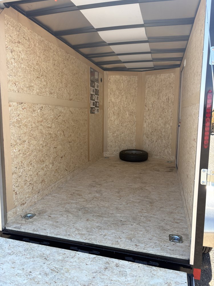 Haulmark 6'X12' 7K cargo trailer, ST205/75R15 Radial tires, spare tire, LED lights