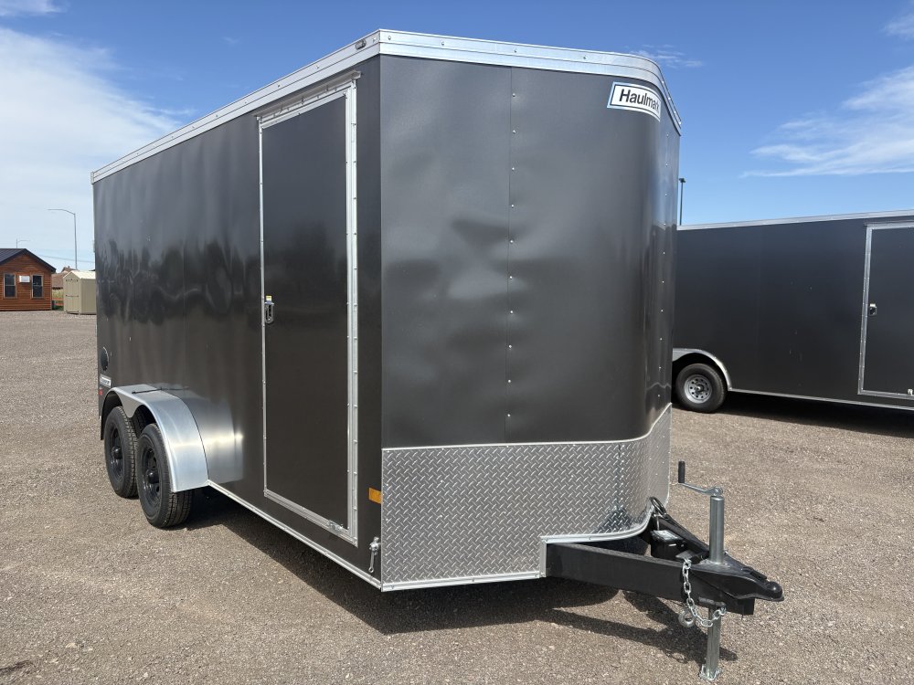 Haulmark 7'X16' 10K cargo trailer, ST225/75R15 Radial tires, spare tire, LED lights