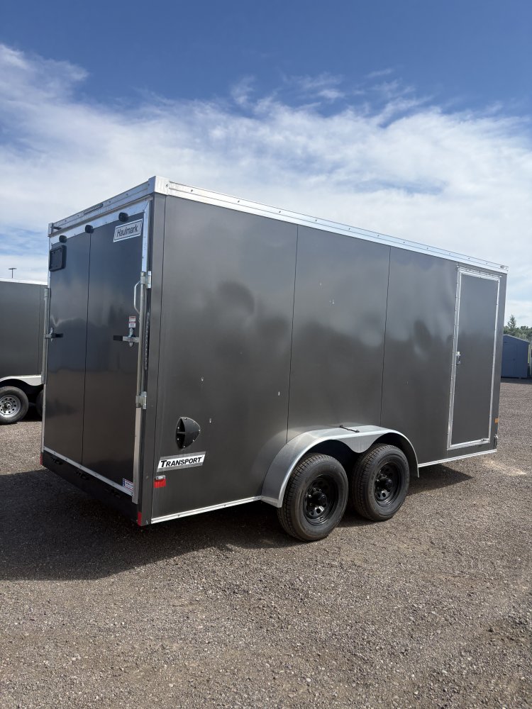 Haulmark 7'X16' 10K cargo trailer, ST225/75R15 Radial tires, spare tire, LED lights