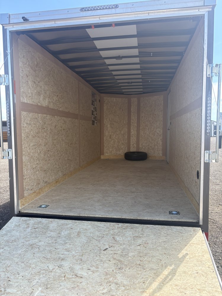 Haulmark 7'X16' 10K cargo trailer, ST225/75R15 Radial tires, spare tire, LED lights