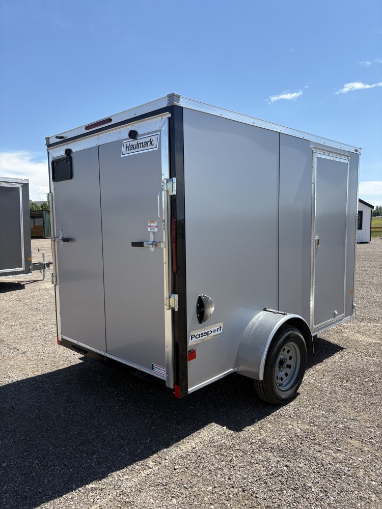 Haulmark 6'X10' 3.5K cargo trailer, ST205/75R15 Radial tires, spare tire