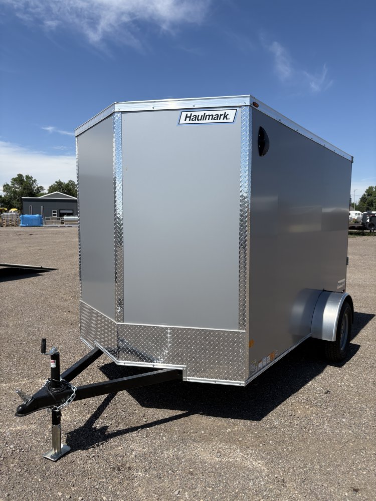 Haulmark 6'X10' 3.5K cargo trailer, ST205/75R15 Radial tires, spare tire