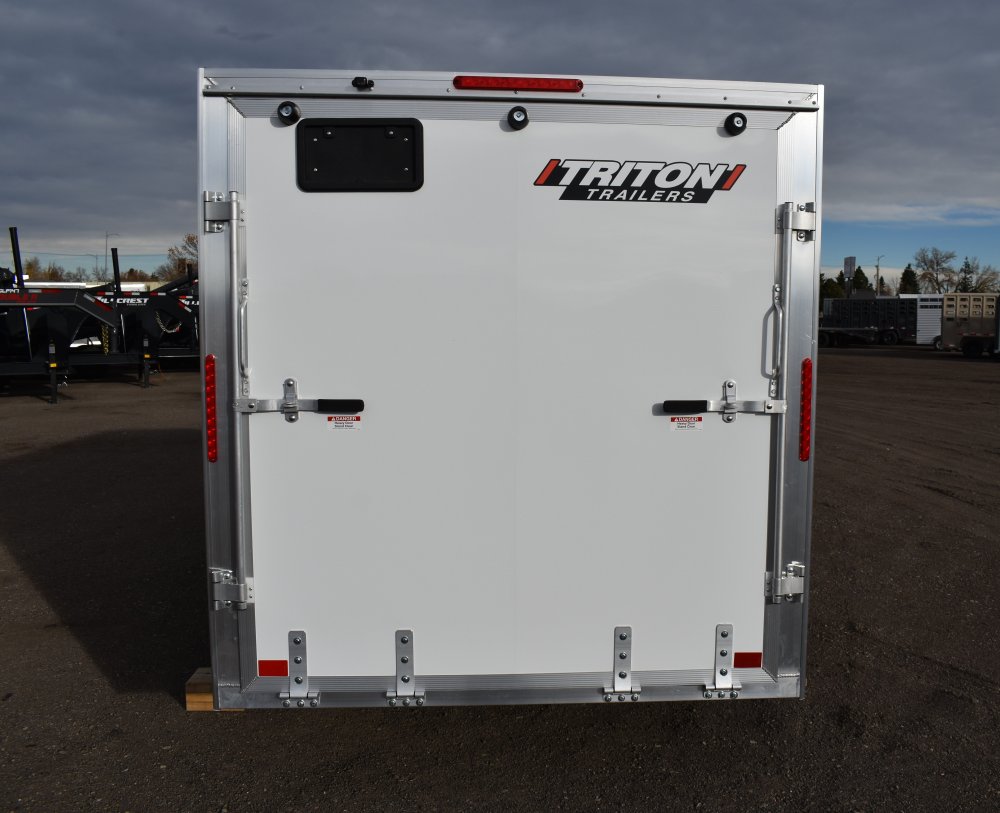 Triton NXT-6X12 3K Aluminum Cargo Trailer, leaf spring 4" drop axles, 70" interior