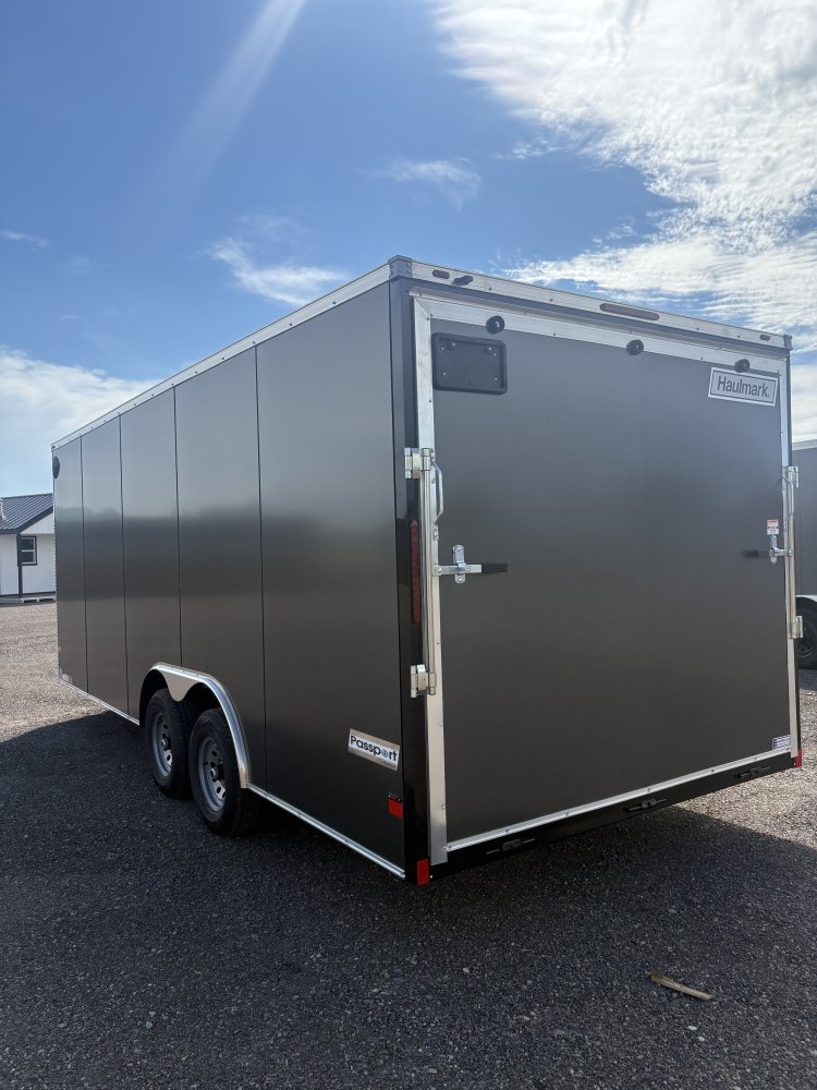 Haulmark 8.5 X 20' 10K cargo trailer, ST225/75R15 Radial tires, spare tire, LED lights
