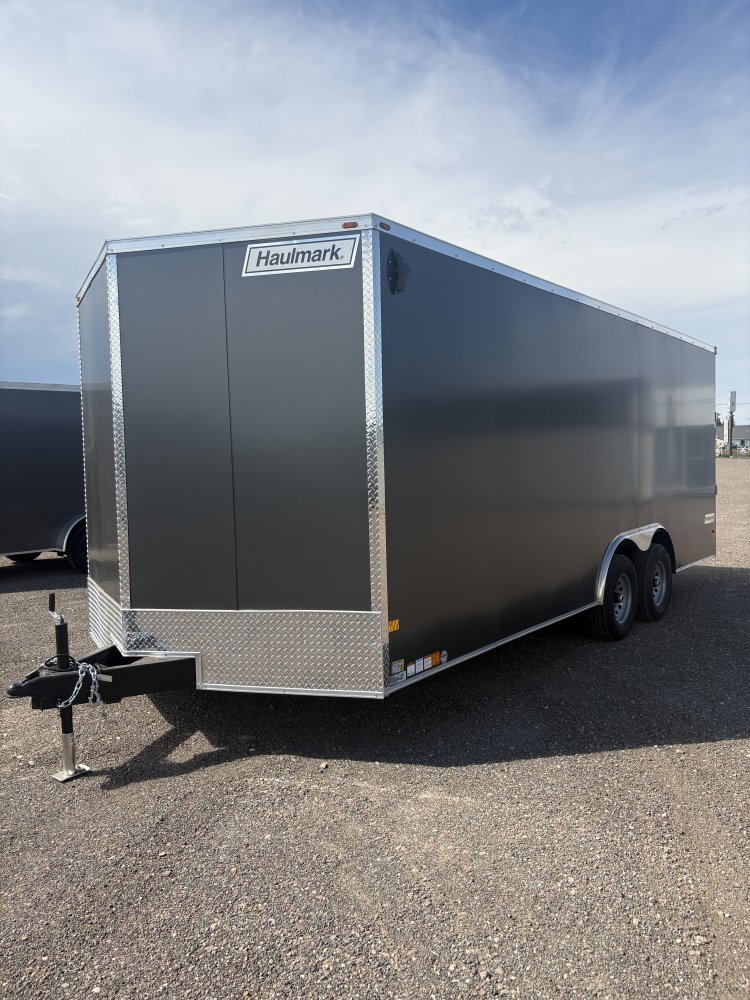Haulmark 8.5 X 20' 10K cargo trailer, ST225/75R15 Radial tires, spare tire, LED lights
