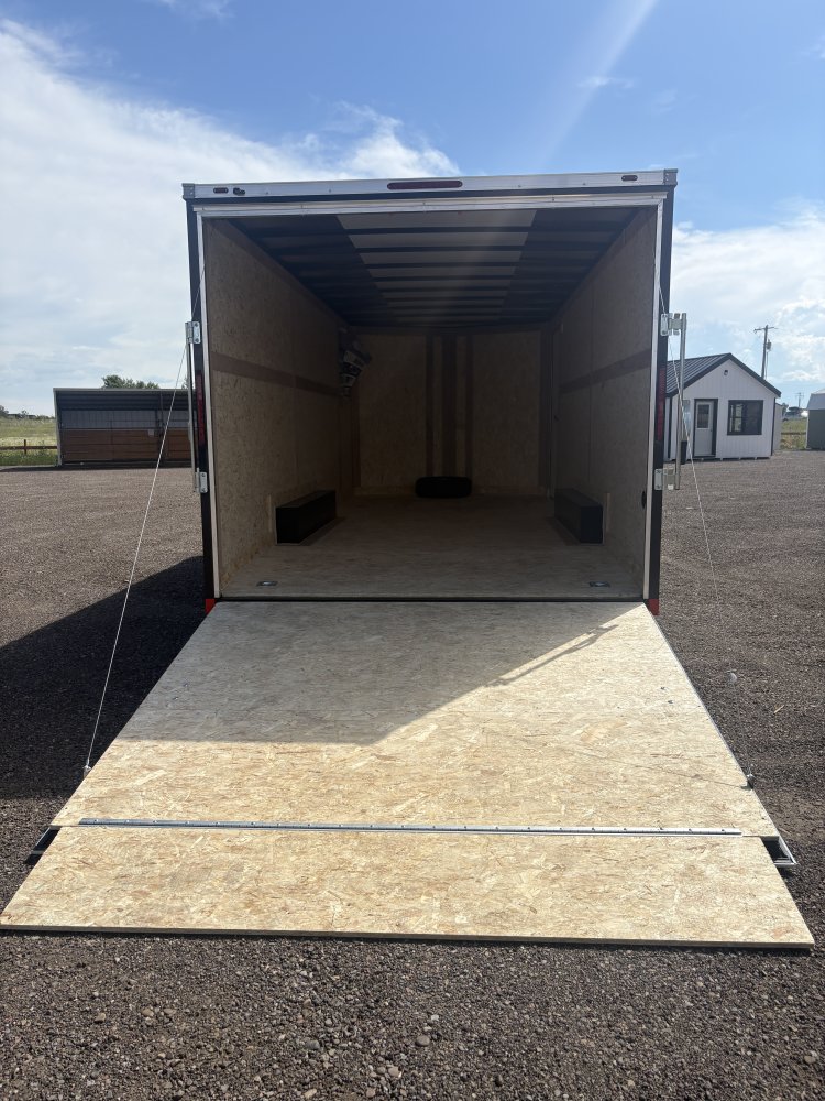 Haulmark 8.5 X 20' 10K cargo trailer, ST225/75R15 Radial tires, spare tire, LED lights
