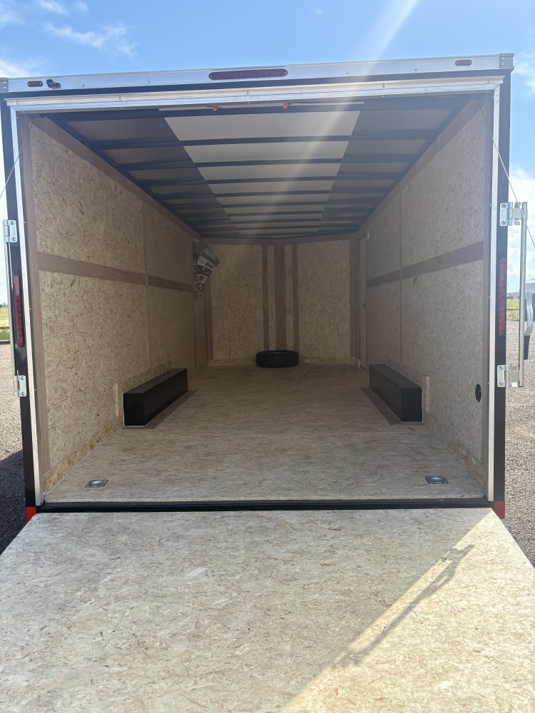 Haulmark 8.5 X 20' 10K cargo trailer, ST225/75R15 Radial tires, spare tire, LED lights