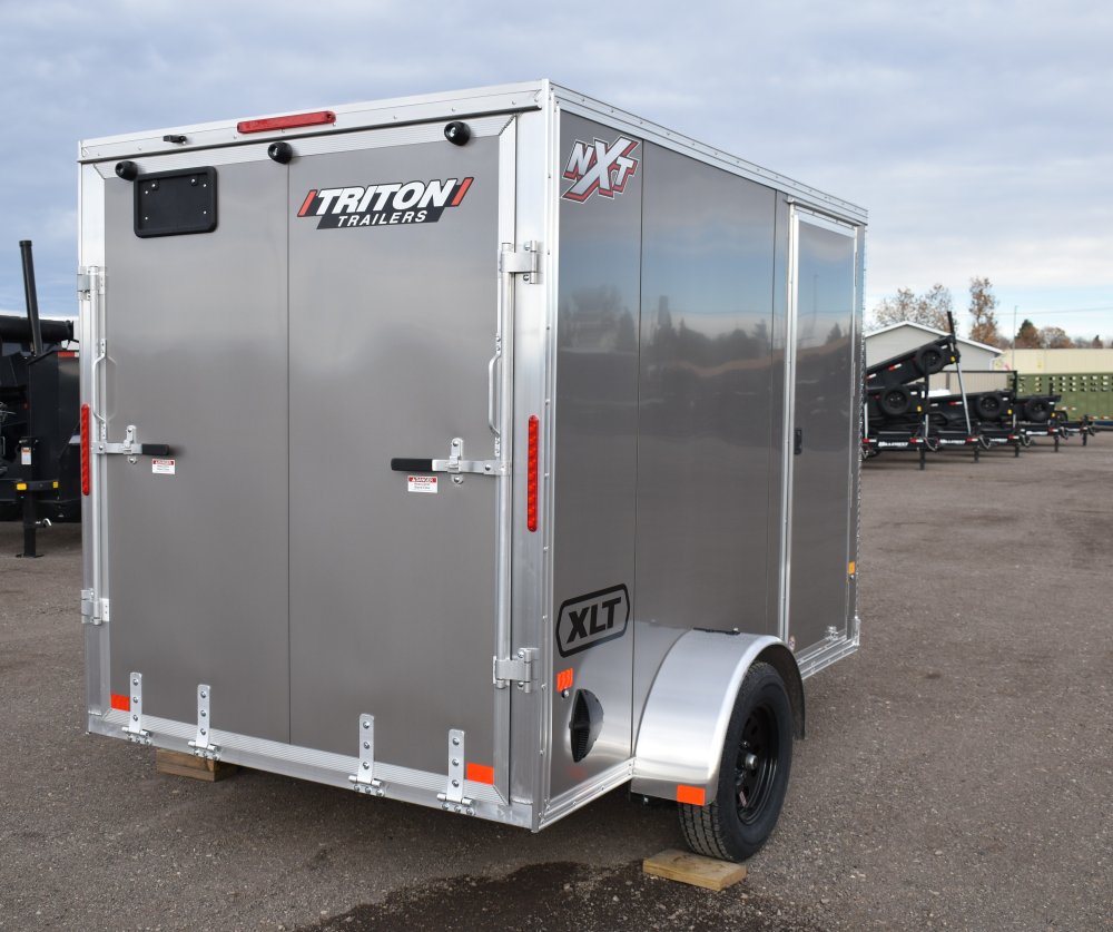 Triton NXT-6X10 R-A, 3K Aluminum Cargo Trailer, leaf spring 4" drop axles, 76" interior