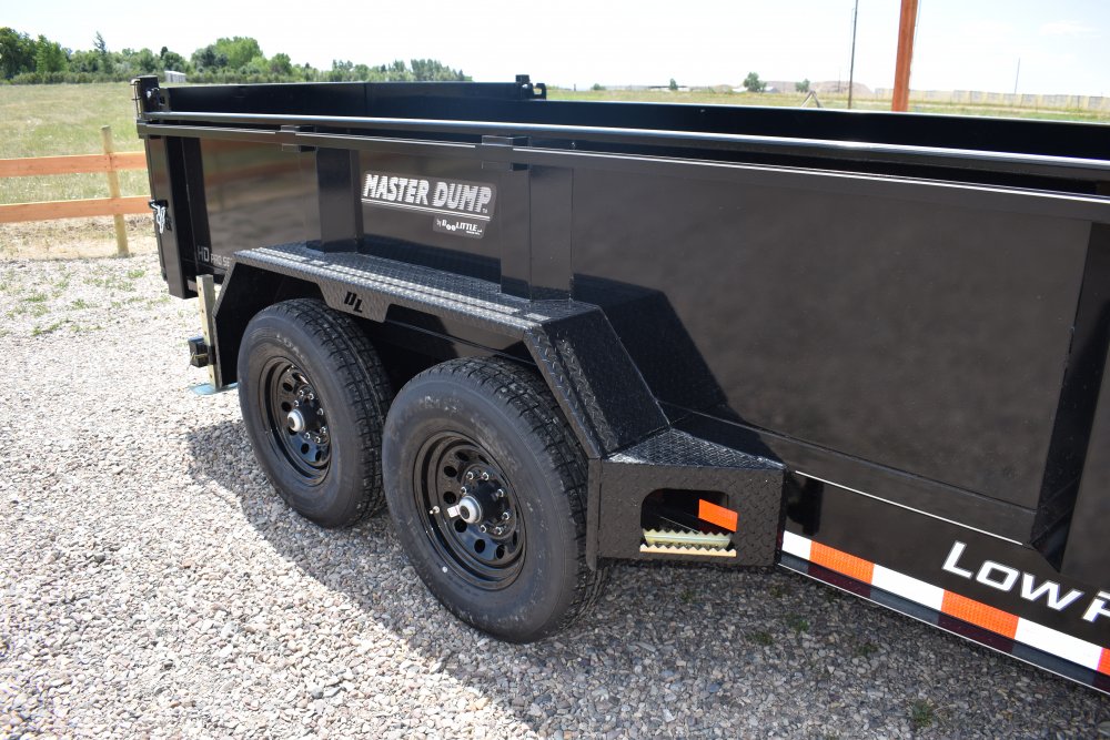 Doolittle 82"X16' 14K dump trailer, tarp kit, Mammoth tongue toolbox