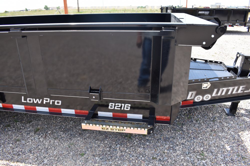 Doolittle 82"X16' 14K dump trailer, tarp kit, Mammoth tongue toolbox