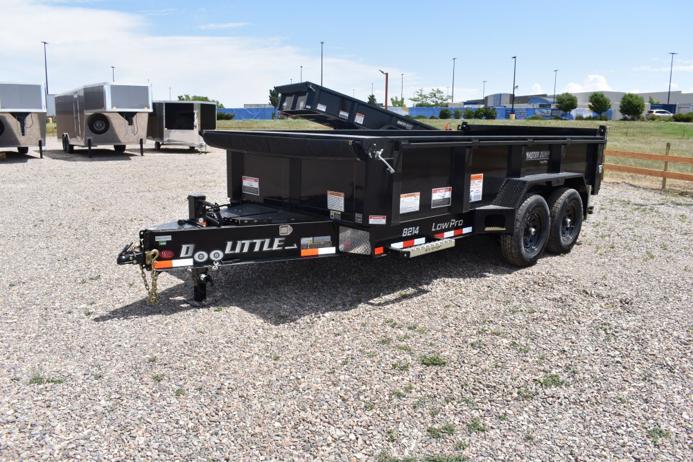 Doolittle 82"X14' 14K dump trailer, tarp kit, Mammoth tongue toolbox