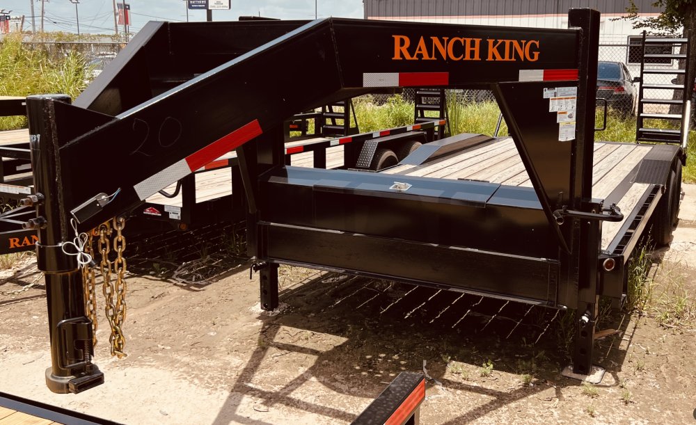 RK 20' Tandem Gooseneck Equipment Trailer 14k
