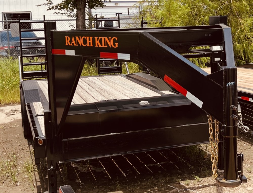 RK 20' Tandem Gooseneck Equipment Trailer 14k