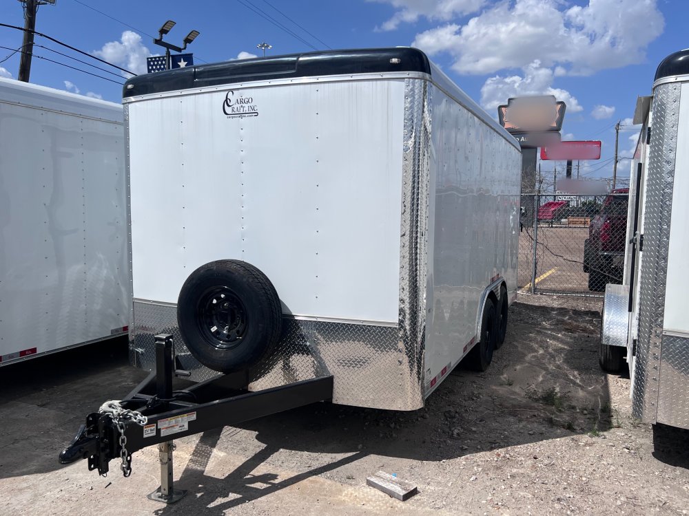 Cargo Craft 8.5x16 Tandem Axle Enclosed Trailer