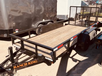 6'x14' Ranch King Tandem Axle Utility Trailer