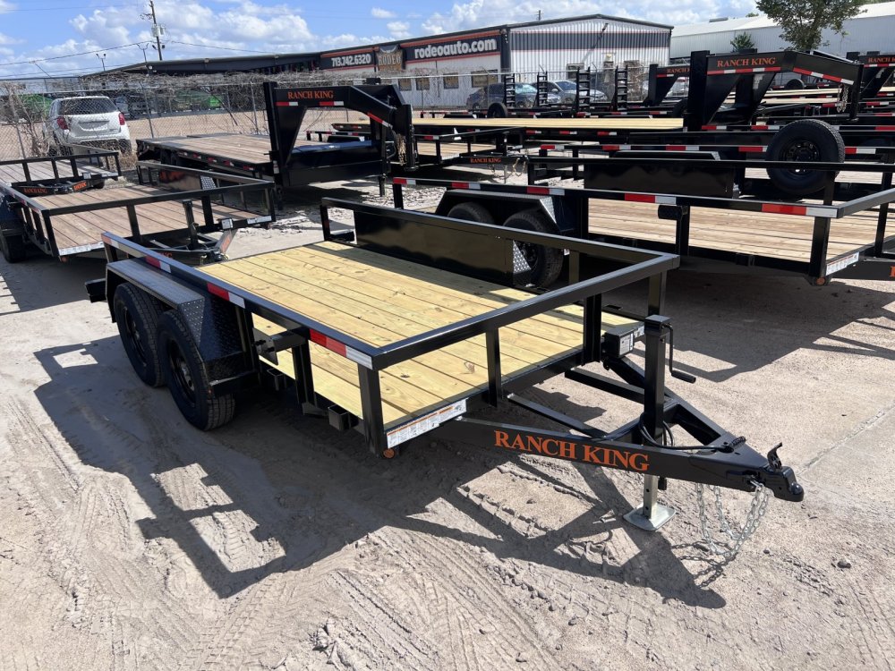 6'x12' Ranch King Tandem Axle Utility Trailer