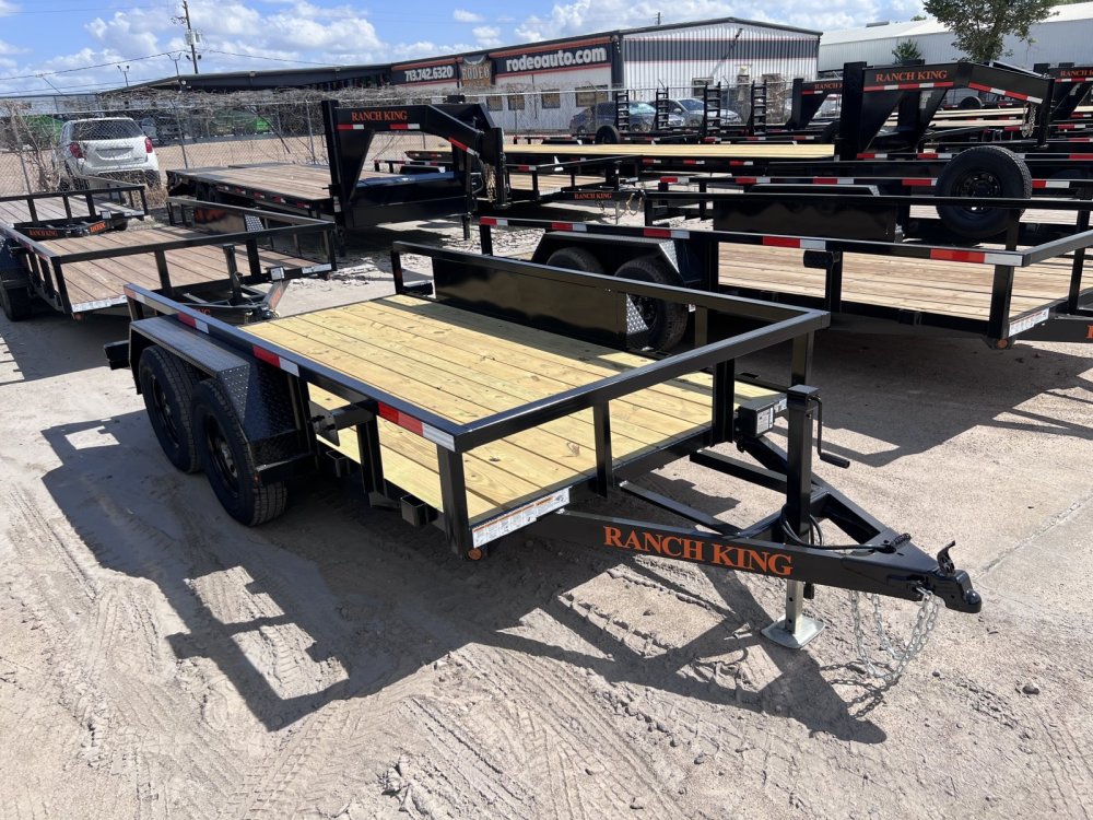 6'x12' Ranch King Tandem Axle Utility Trailer