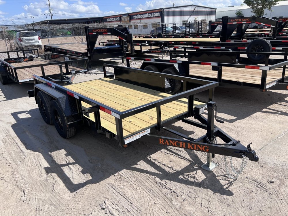 6'x12' Ranch King Tandem Axle Utility Trailer