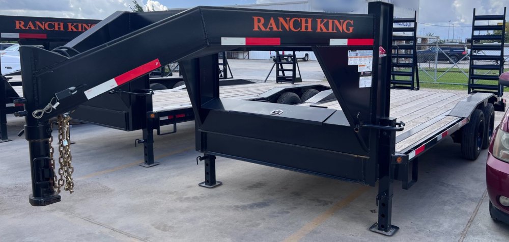 RK 20' Tandem Gooseneck Equipment Trailer 14k