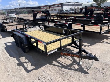 6'x12' Ranch King Tandem Axle Utility Trailer