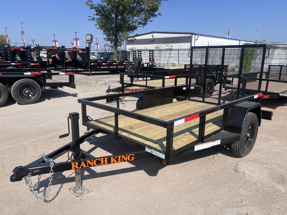 6'x10' Ranch King Single Axle Utility Trailer