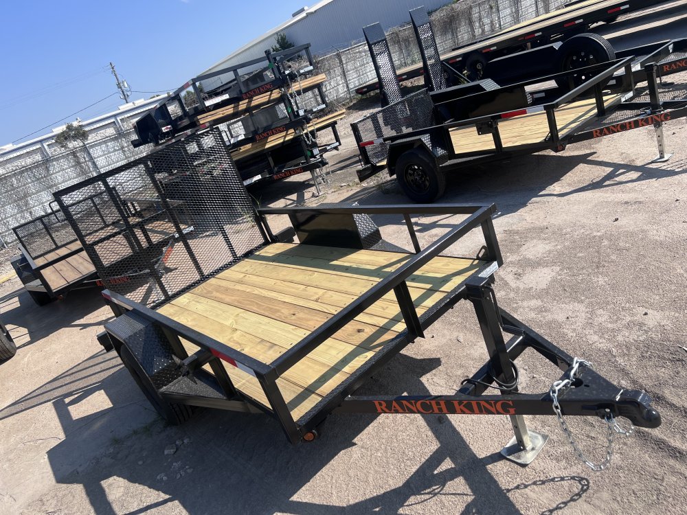 6'x10' Ranch King Single Axle Utility Trailer