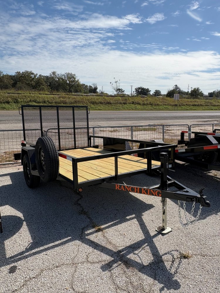 6'x10' Ranch King Single Axle Utility Trailer