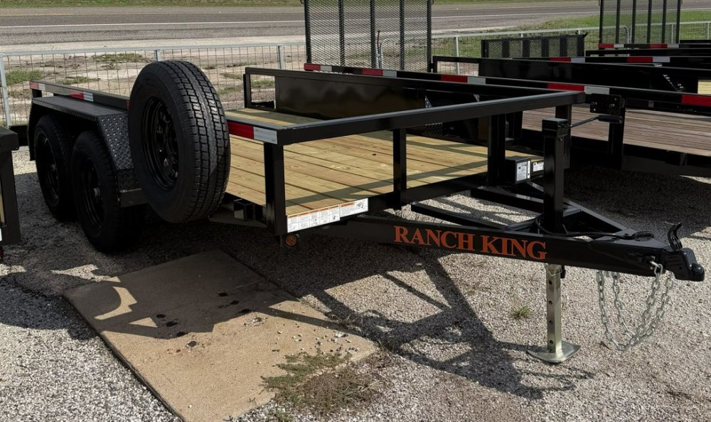 6'x12' Ranch King Tandem Axle Utility Trailer