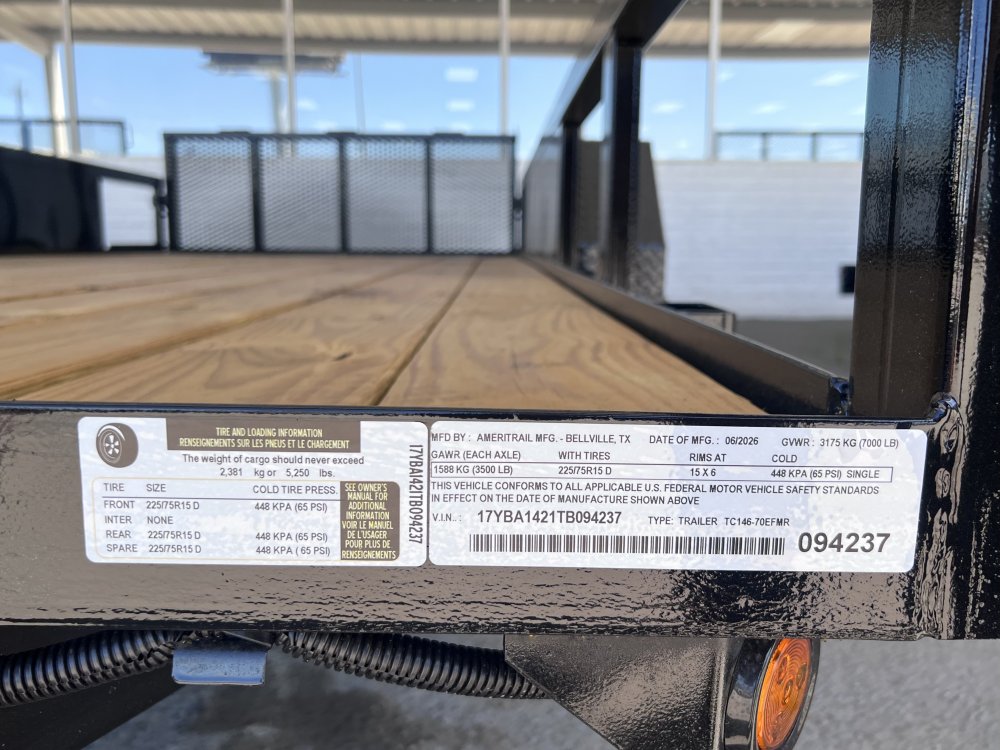 6'x14' Ranch King Tandem Axle Utility Trailer