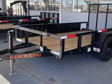 6'x10' Ranch King Single Axle Utility Trailer