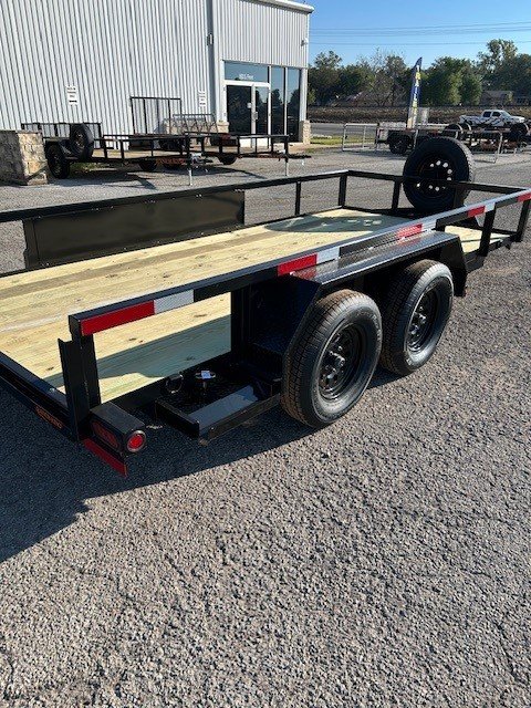 6' 10"x12' Ranch King Tandem Axle Utility Trailer