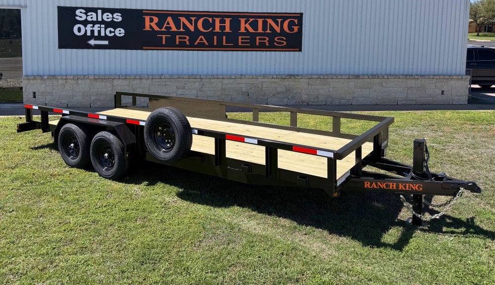 6' 10"x18' Ranch King Tandem Axle Utility Trailer