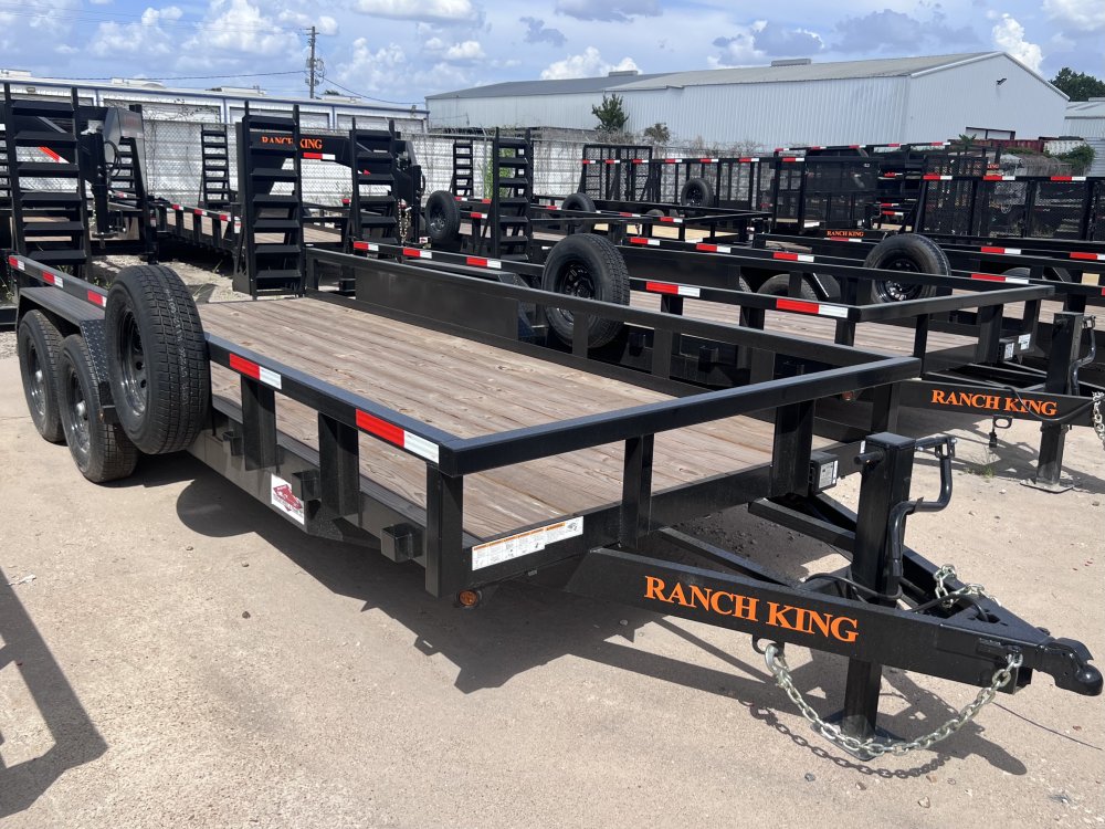 x18' Ranch King Tandem Axle Utility Trailer