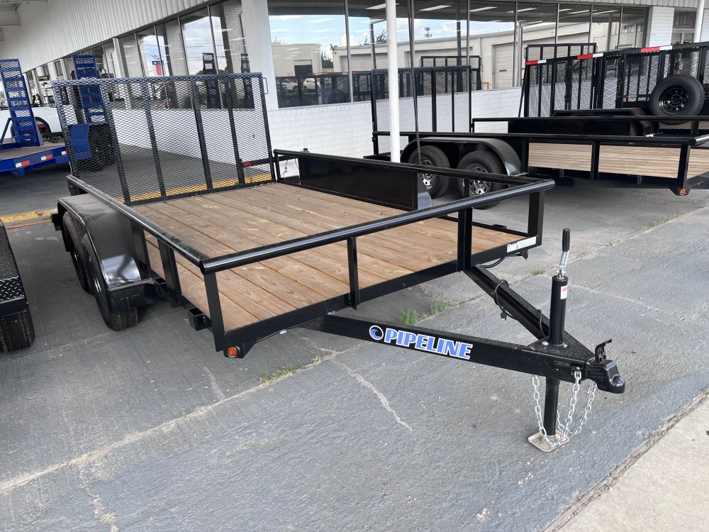 6' 10"x12' PIPELINE Tandem Axle Utility Trailer