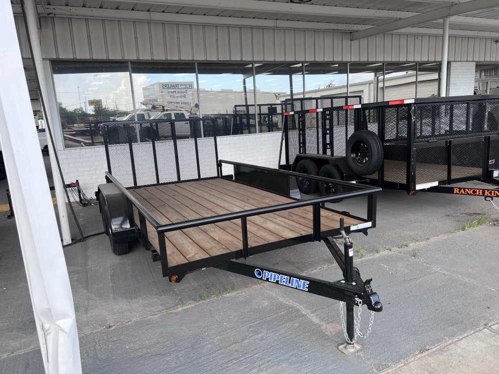 6' 10"x14' PIPELINE Tandem Axle Utility Trailer